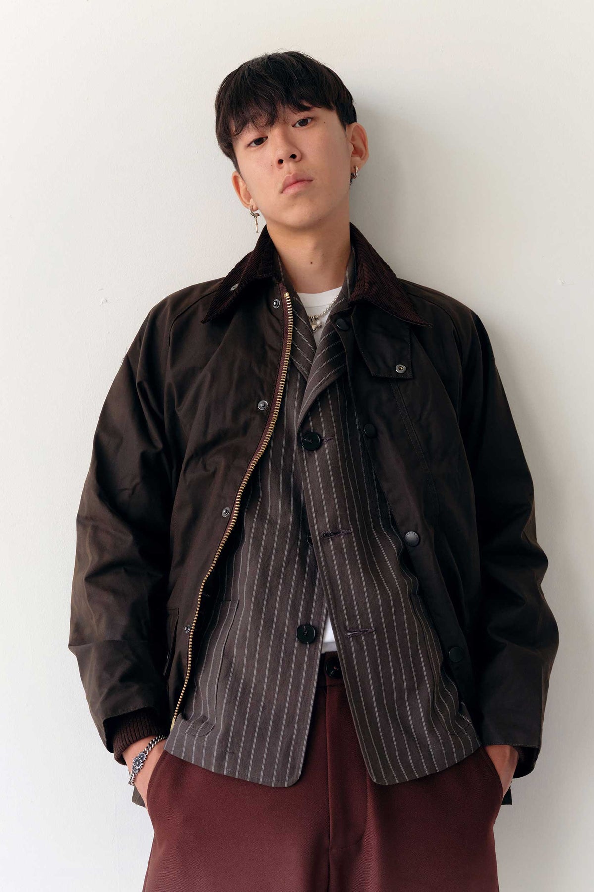 Goodfight for Barbour Classic Bedale® Waxed Jacket Olive