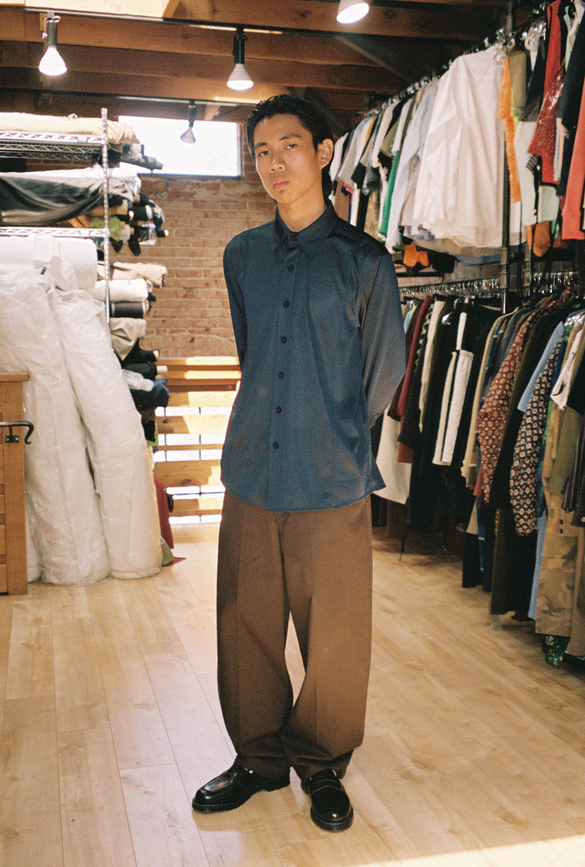 Goodfight Florider Trouser Creased Chino Espresso