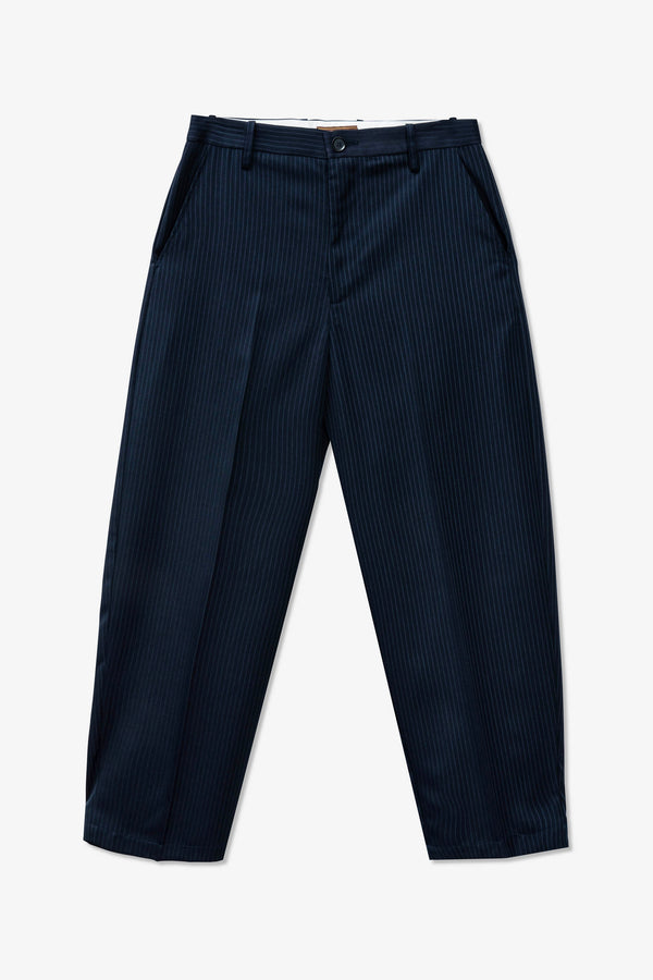 Florider Trouser Creased Navy Pinstripe