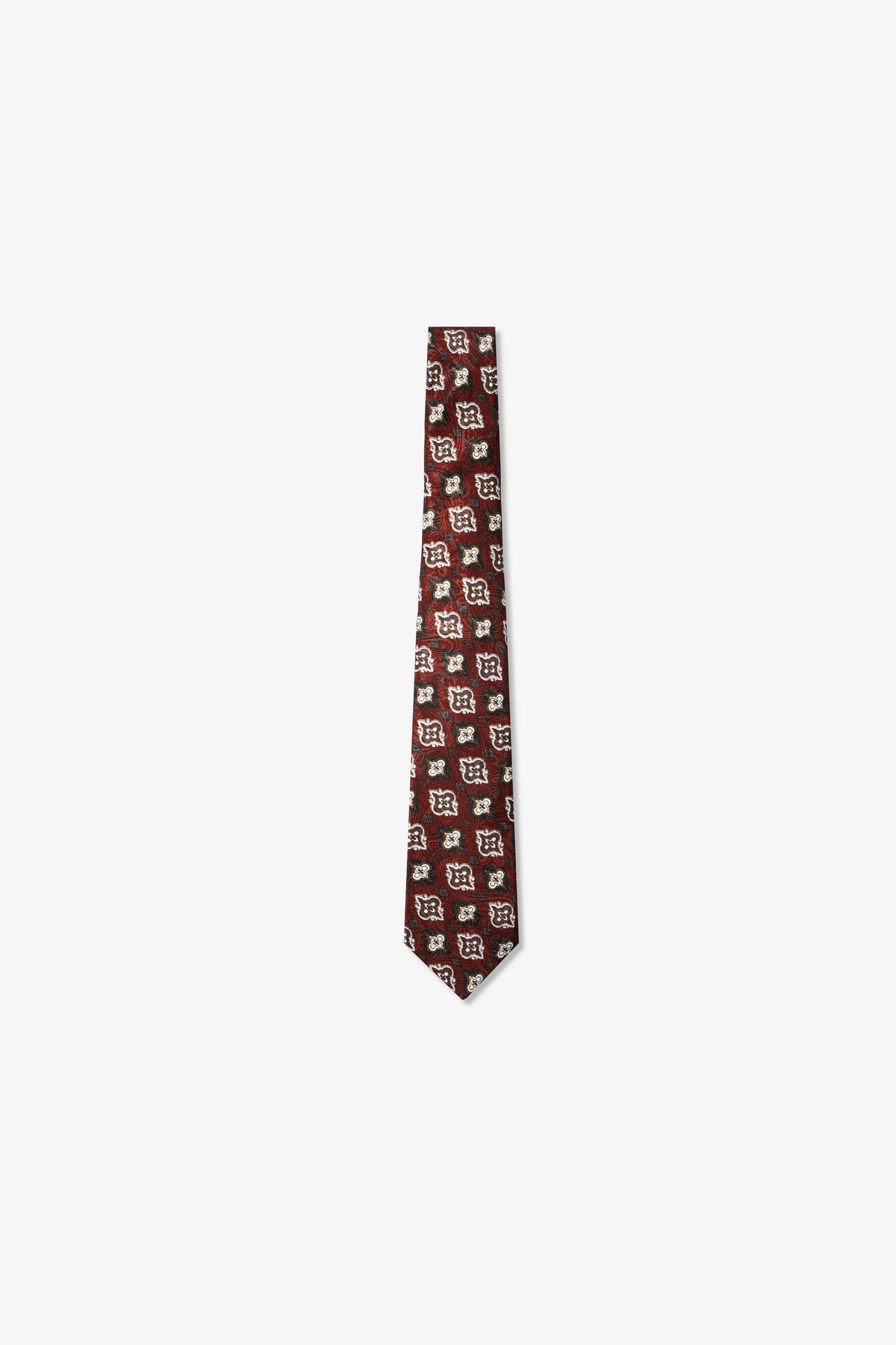 Goodfight Club Tie Brown Fleur