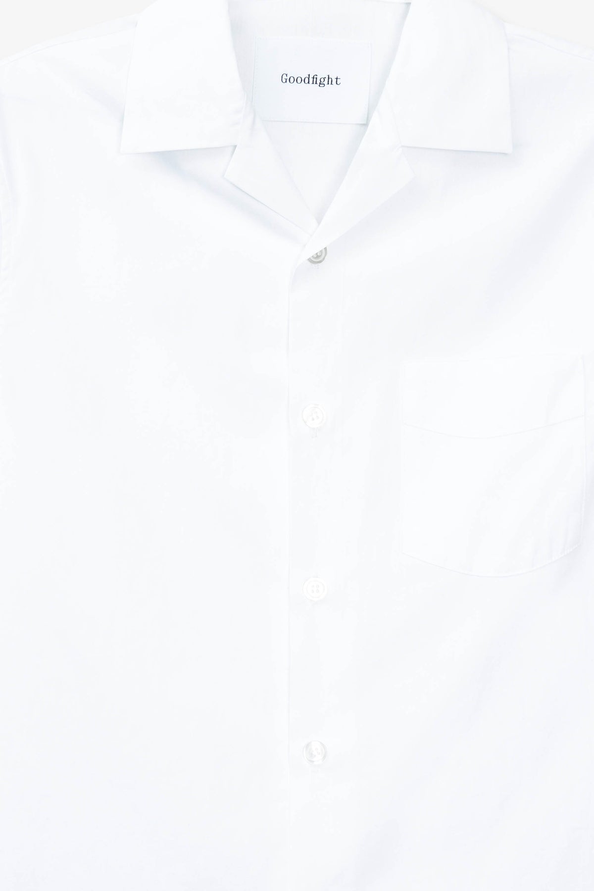 Goodfight Robinson Camp Collar Shirt White