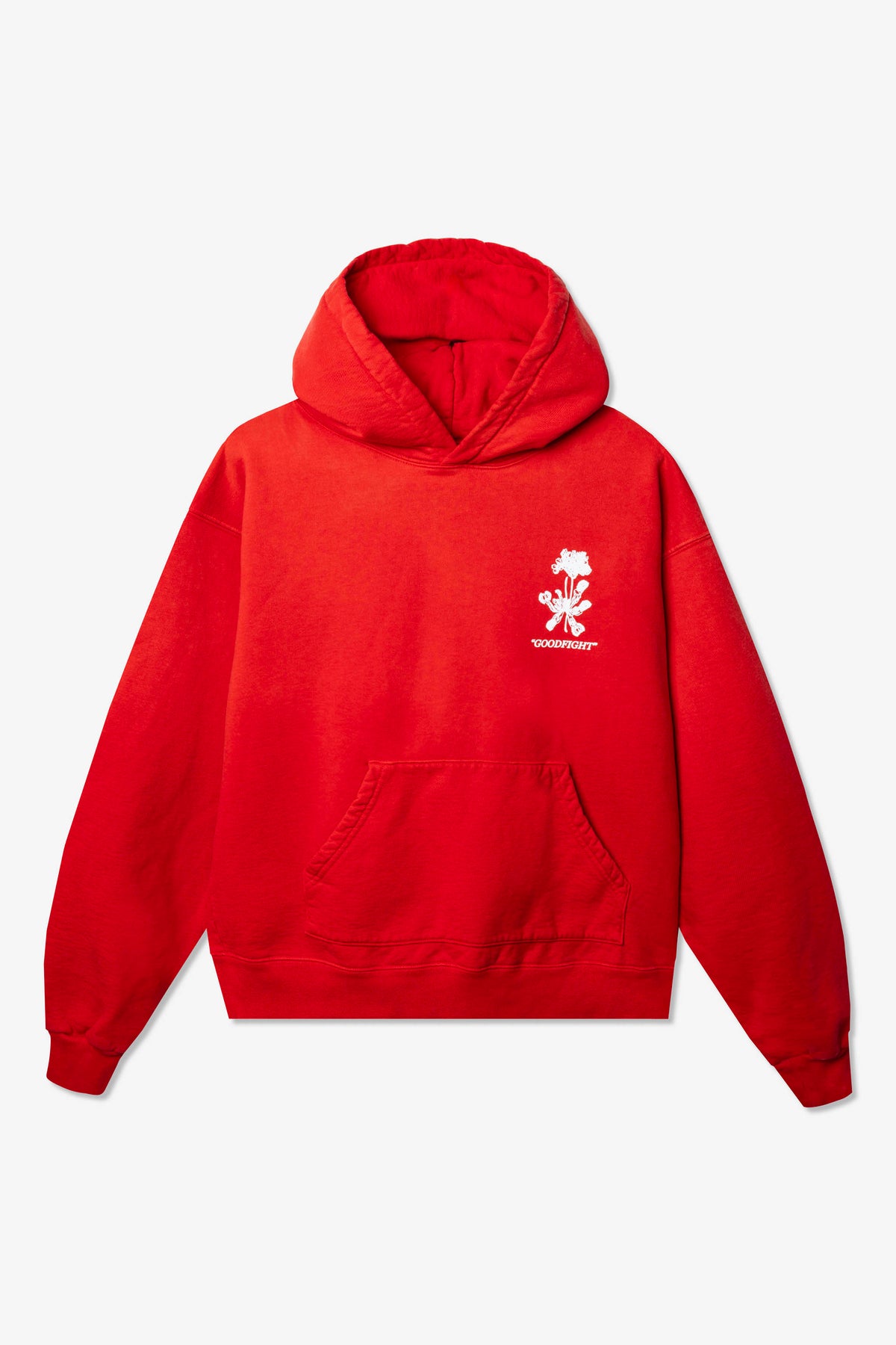 Goodfight Venus Logo Happy Hour Hooded Sweatshirt Red