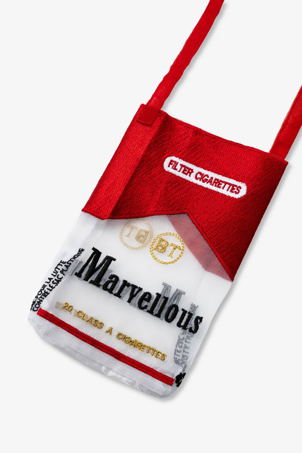 Brigitte Tanaka "Sac Marvellous" Organza Phone Bag