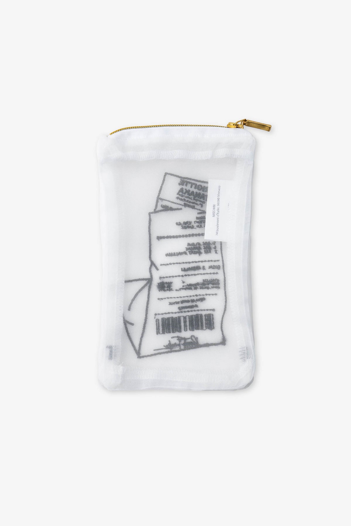 Brigitte Tanaka "Pochette Recu" Organza Receipt Pouch