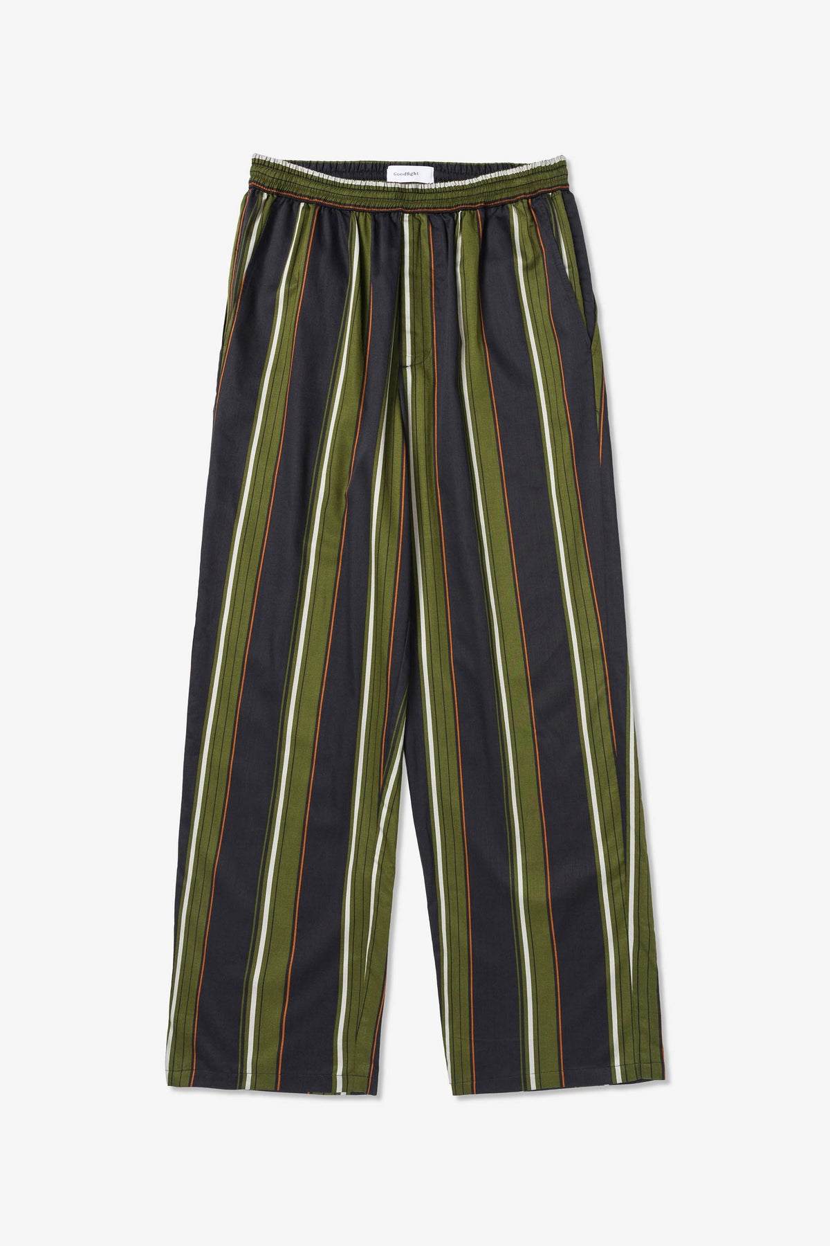 Goodfight x A&P Sleep Armor Pajama Pant Green Stripe