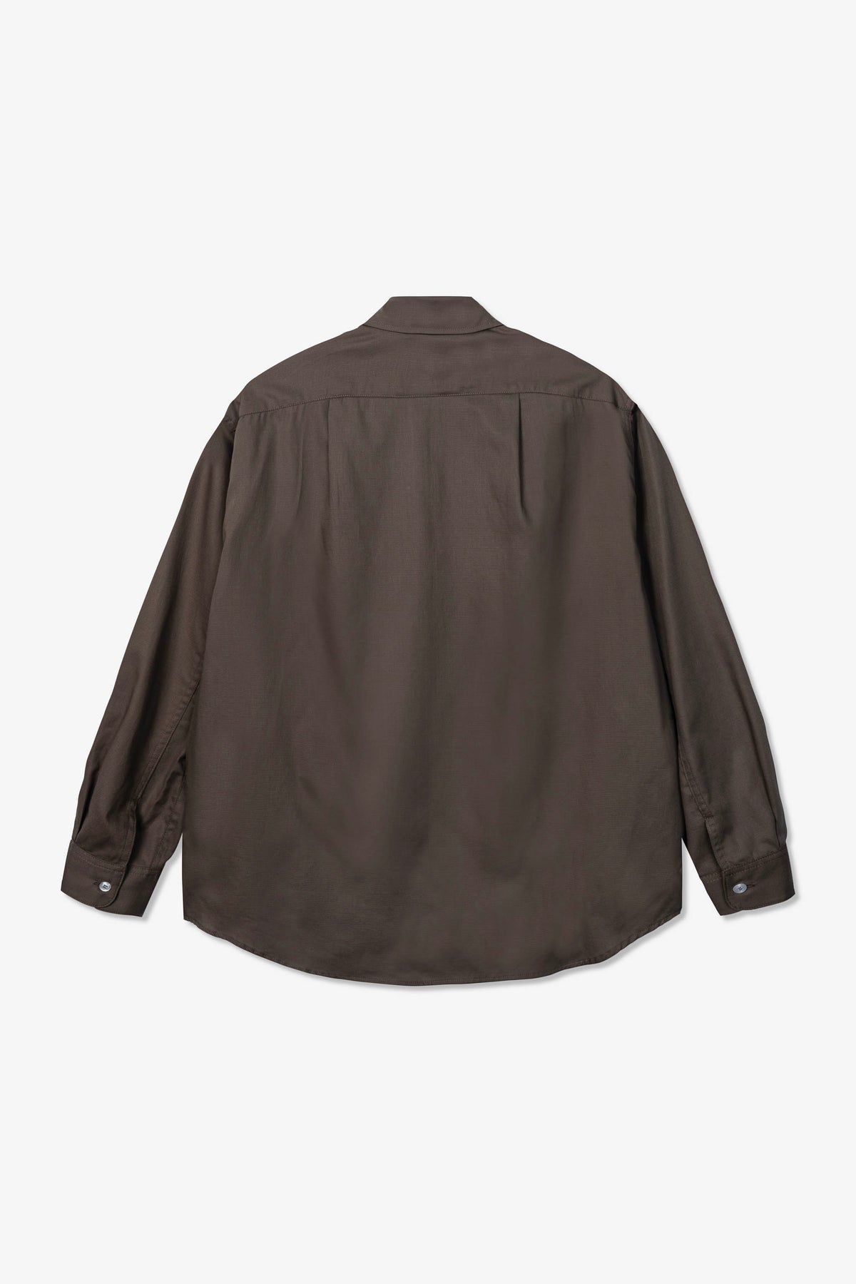 Goodfight City Shirt Italian Broadcloth Taupe Brown