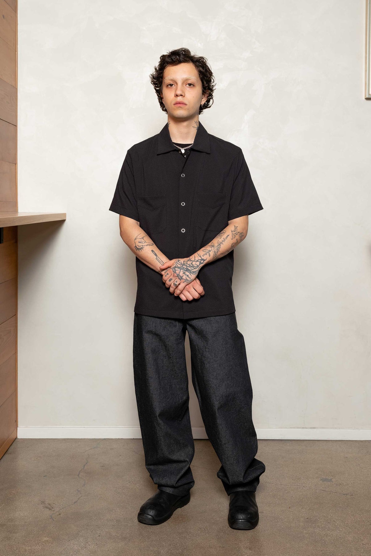 Goodfight x Kato Washer Shirt Black