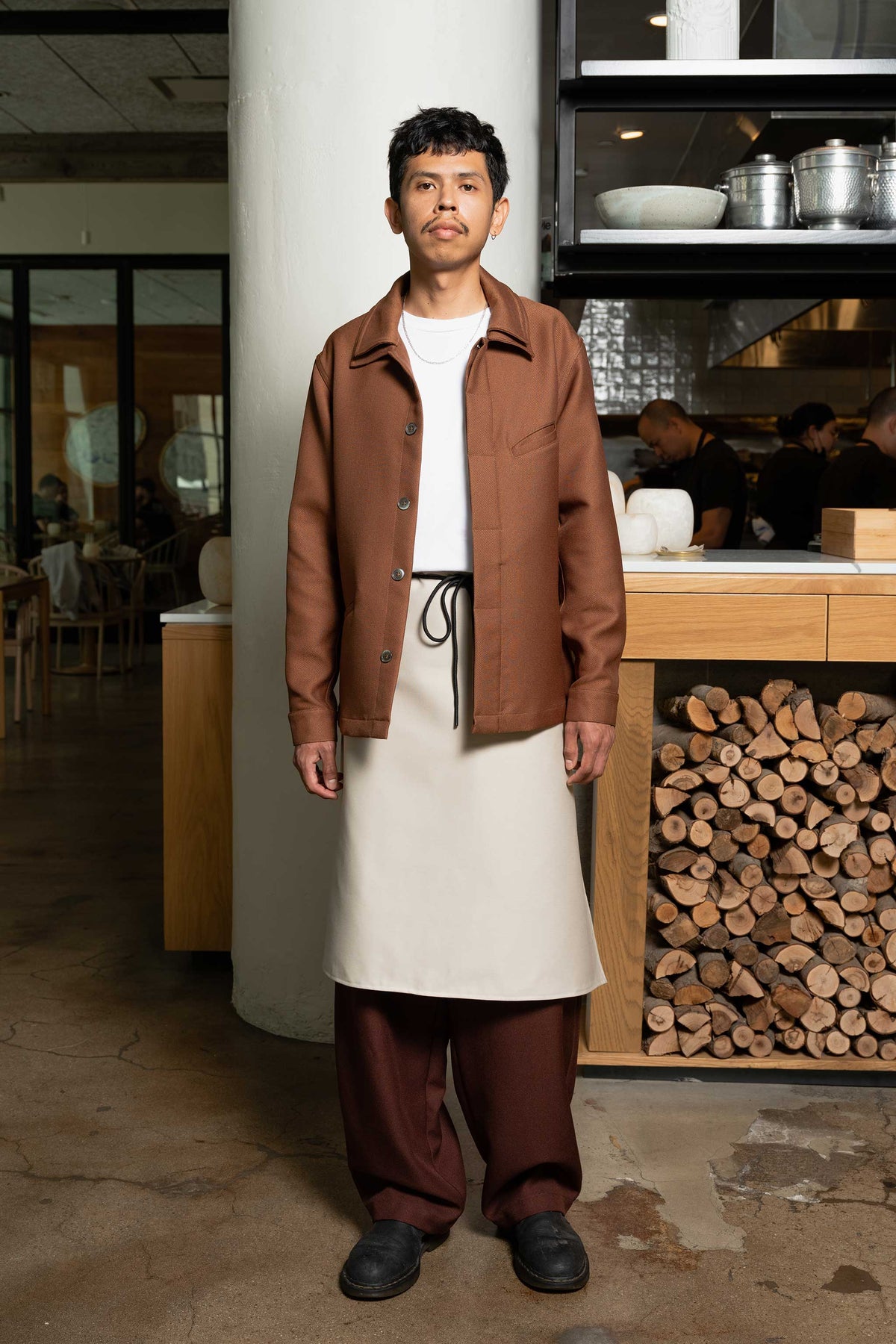 Goodfight x Kato Reversible Apron Khaki