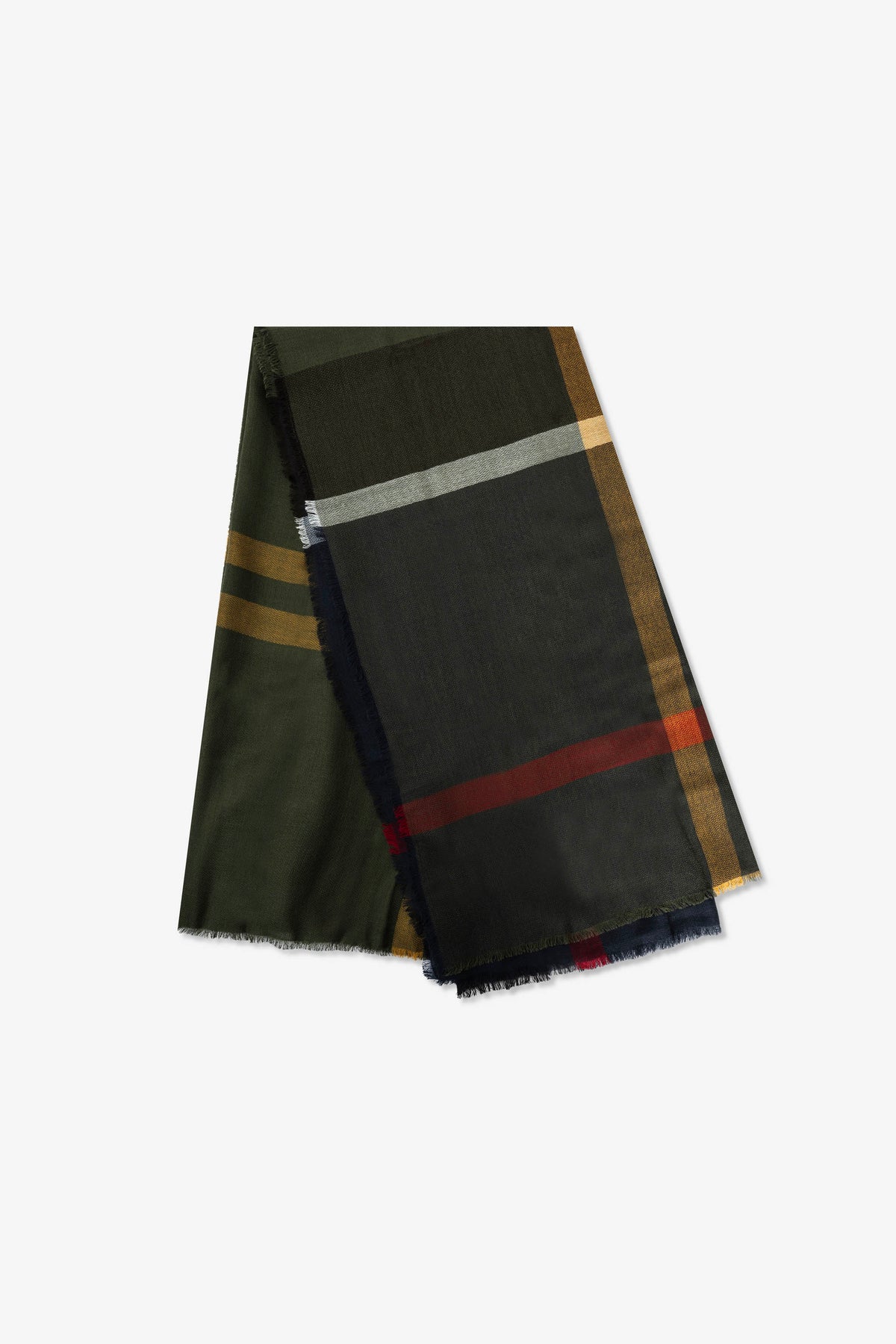 Goodfight for Barbour Saffron Tartan Scarf