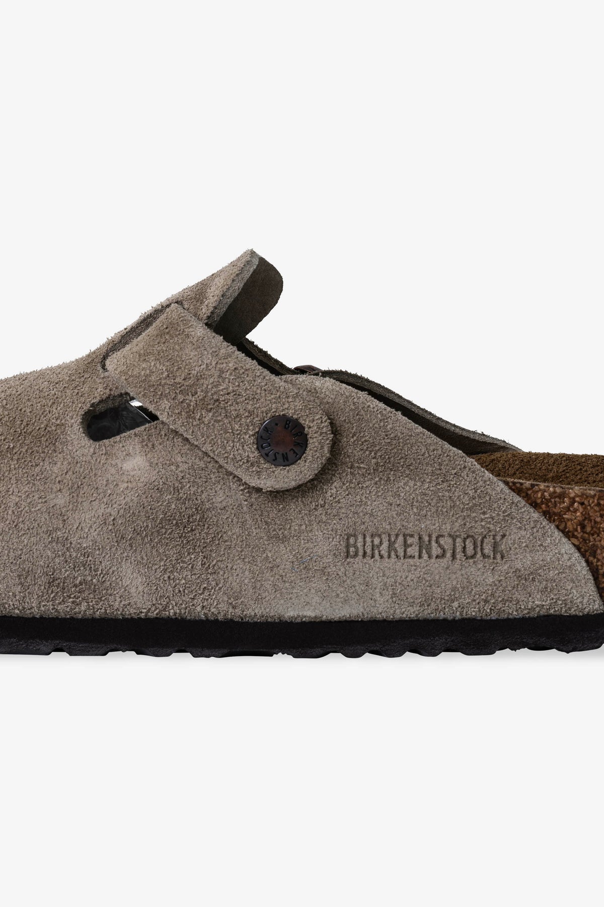 Birkenstock Boston Soft Footbed Narrow Fit Taupe