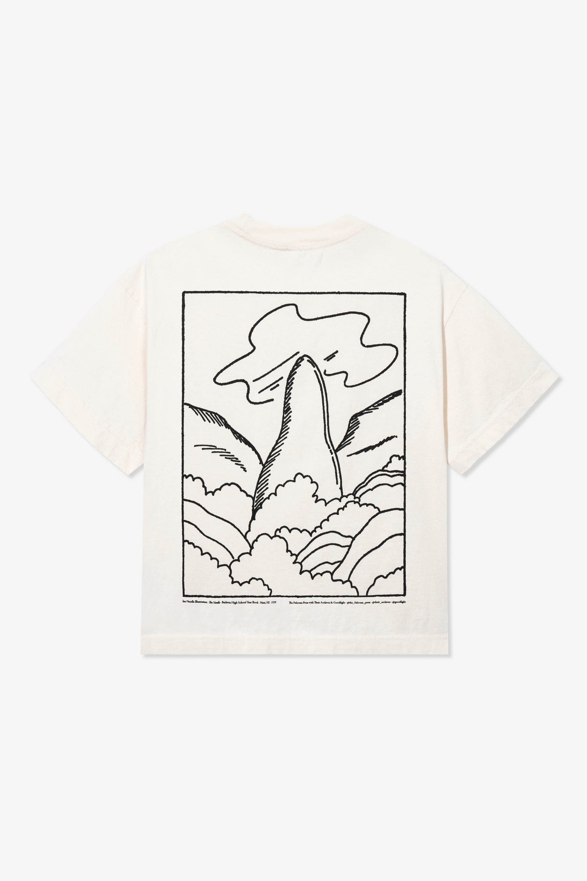 Their Archives x Goodfight The Needle Tee Natural