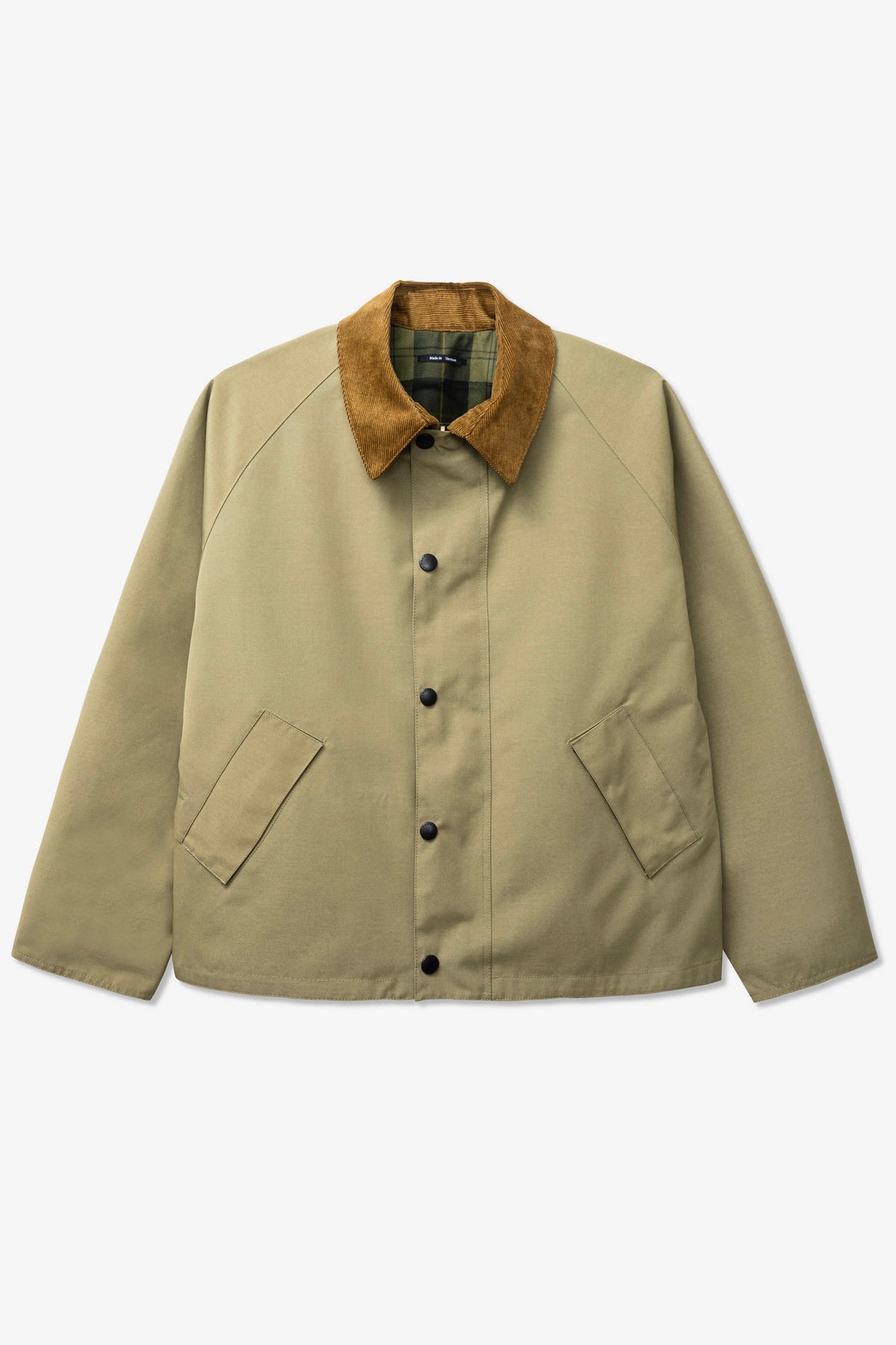 Barbour OS Reversible Transport Jacket Bleached Olive