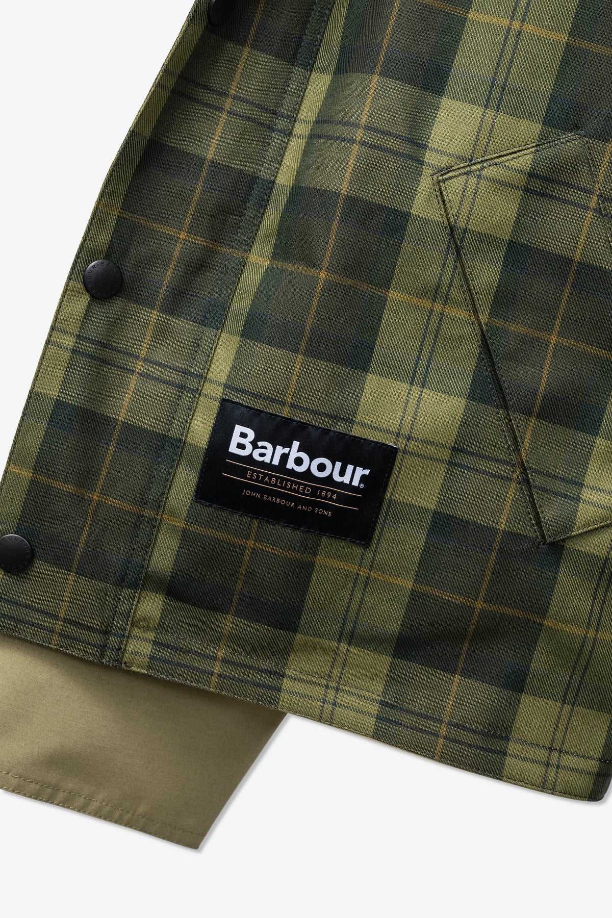 Barbour OS Reversible Transport Jacket Bleached Olive