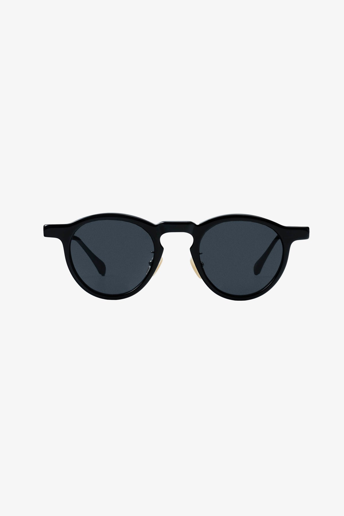 CLASSICO C50-1 Boston Round Frame Sunglasses Black