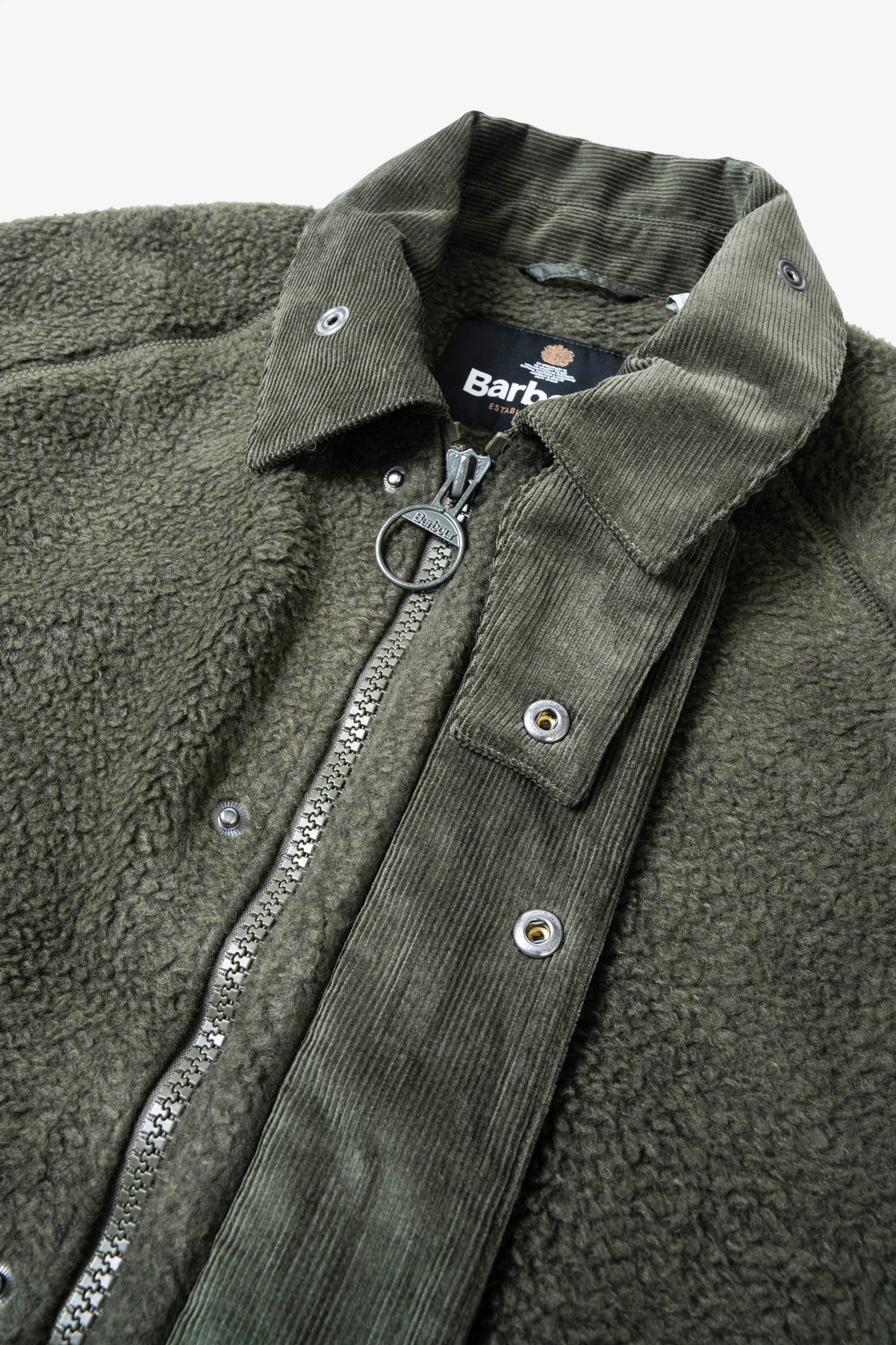 Barbour OS Transport Fleece Jacket Sage