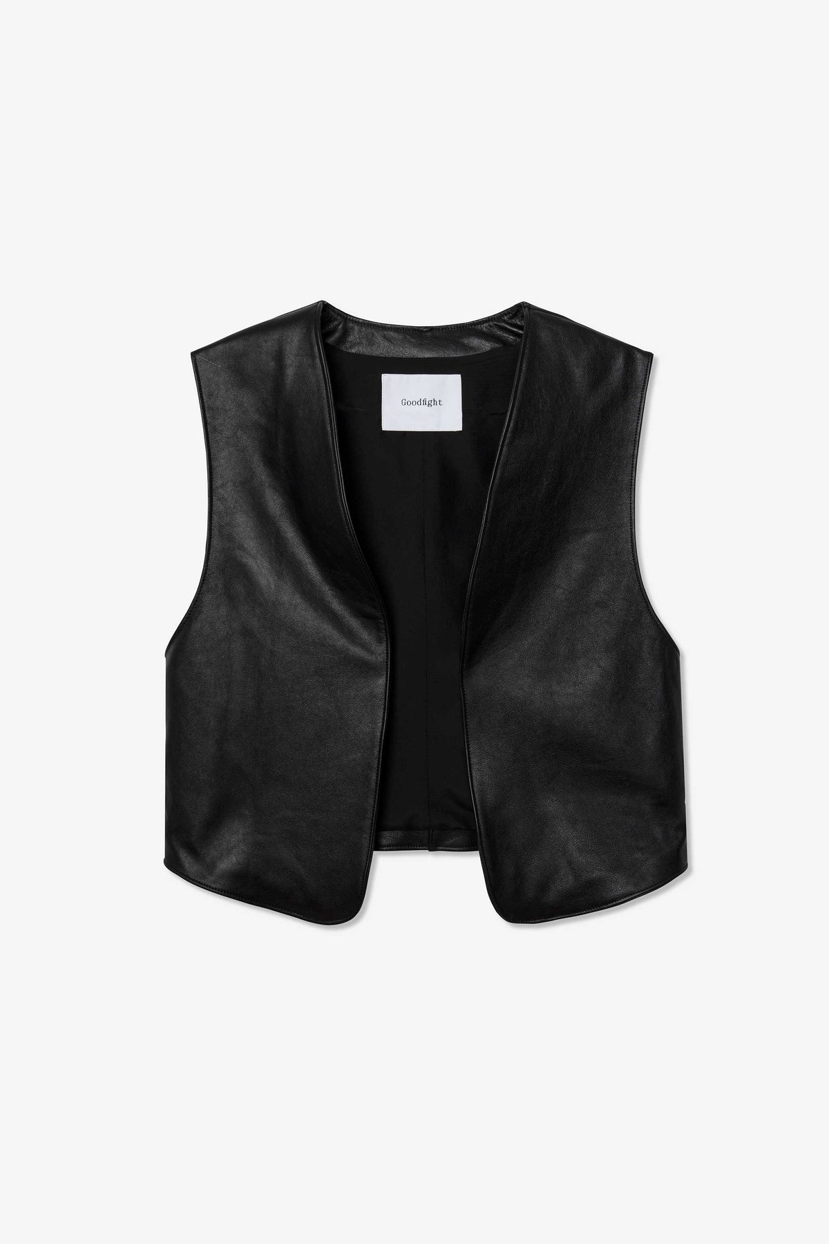 Goodfight Saddle Vest Leather Black