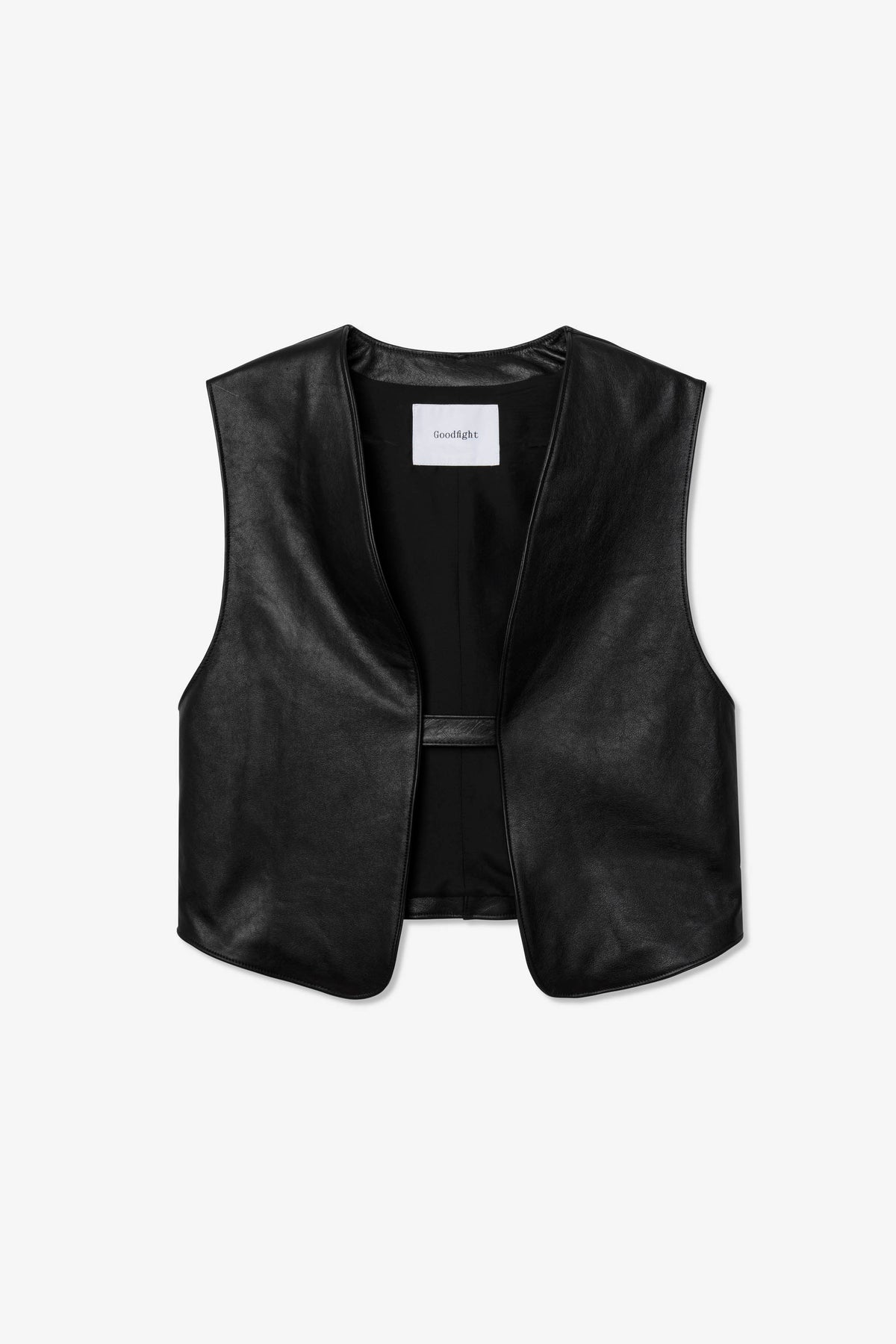 Goodfight Saddle Vest Leather Black
