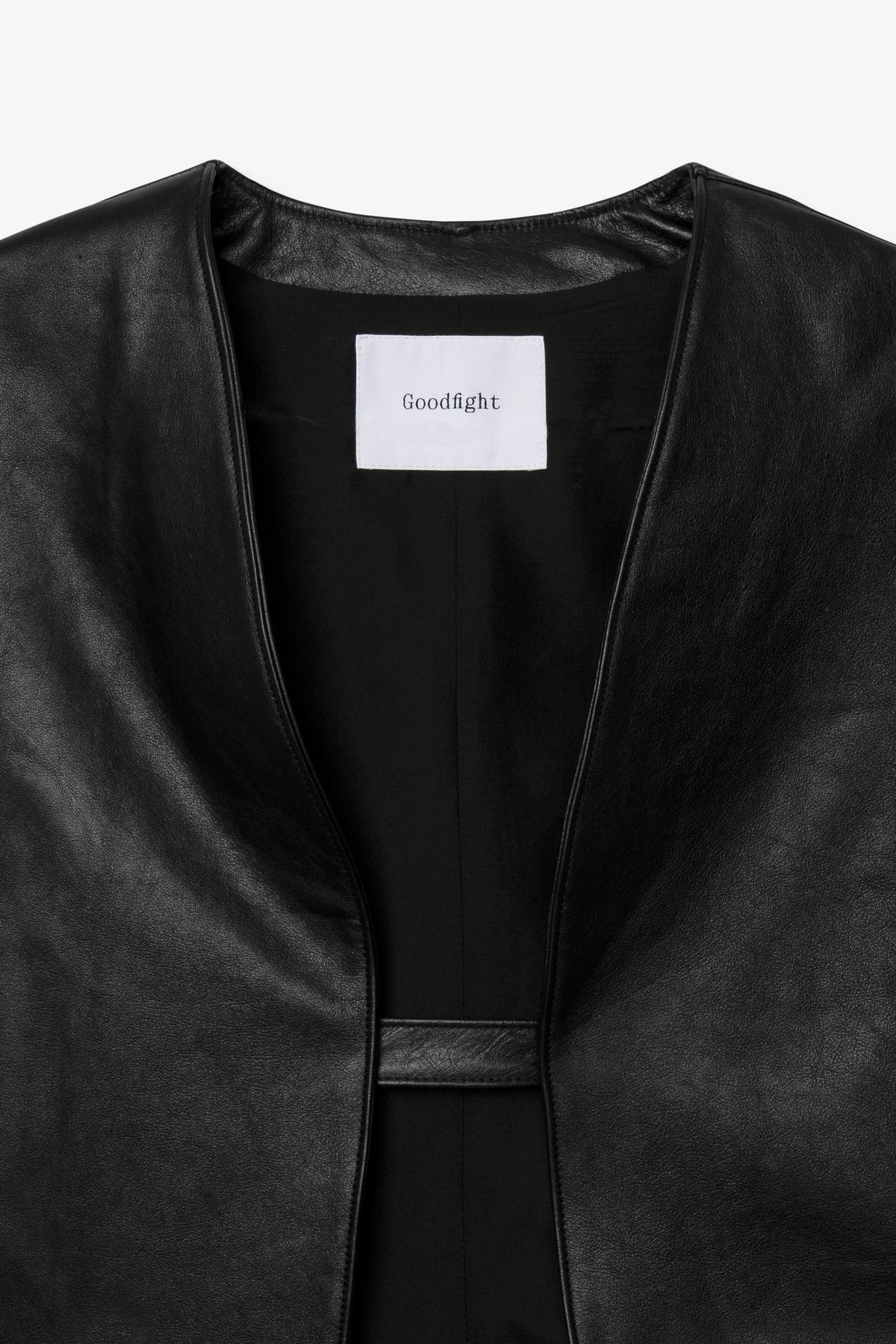 Goodfight Saddle Vest Leather Black
