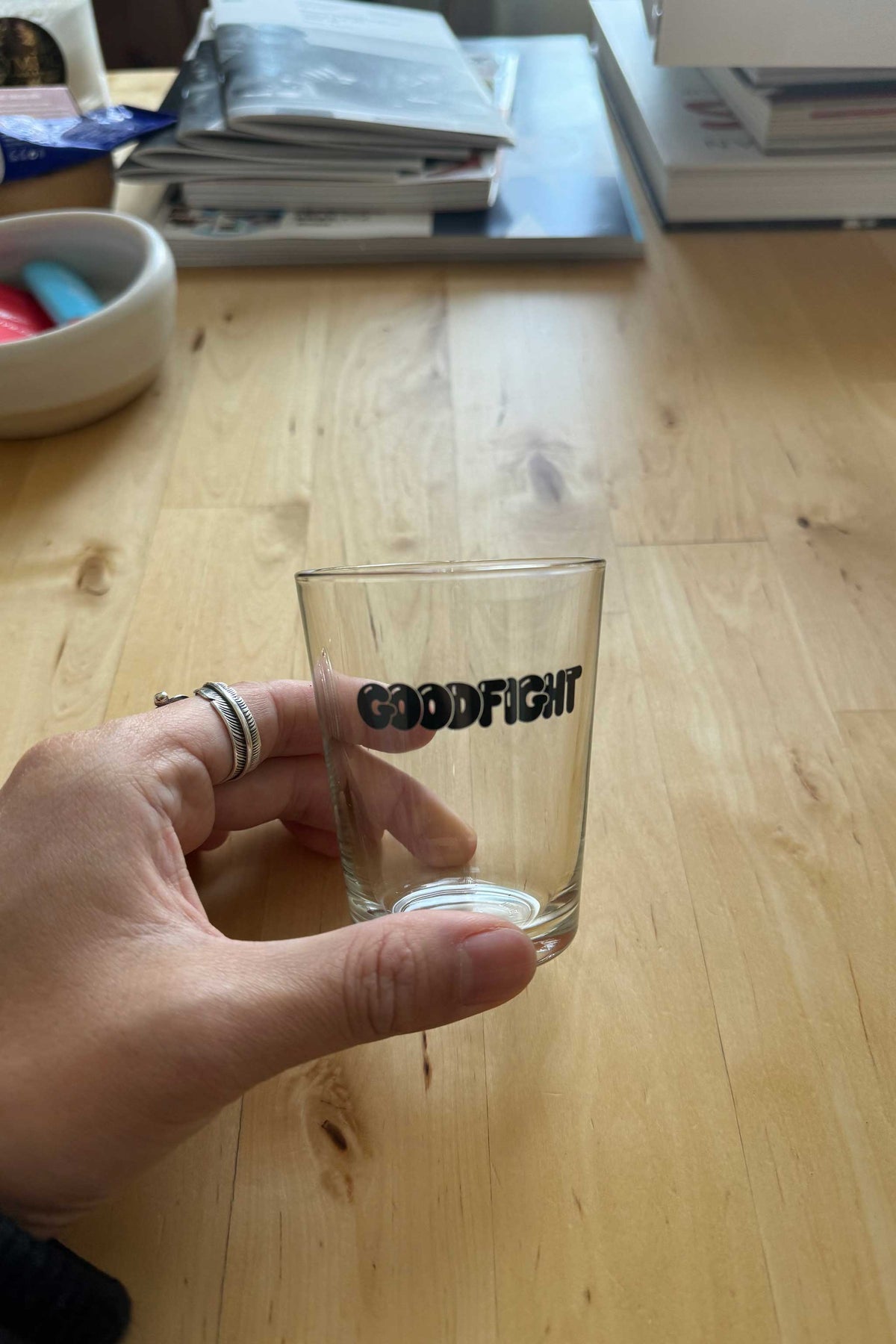 Goodfight Bubble Logo Asian Beer Glass Set