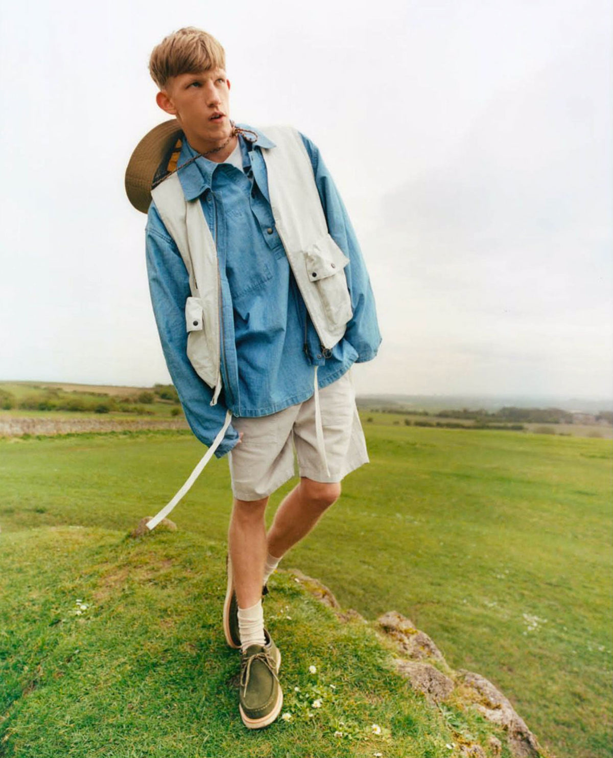 Barbour Modified Westmorland Vest Natural