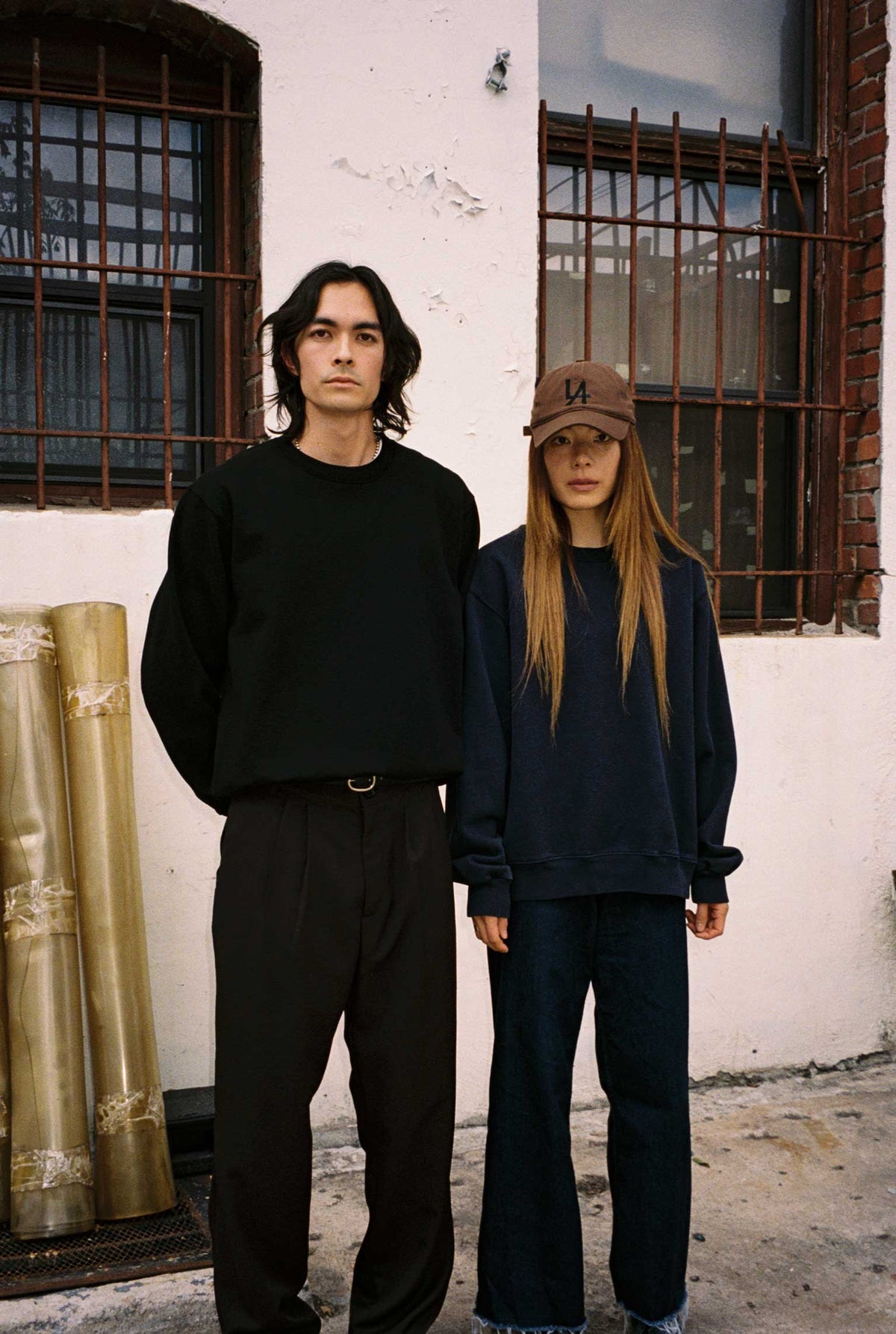 Goodfight Lakeside Pullover Reversible Sweatshirt Navy