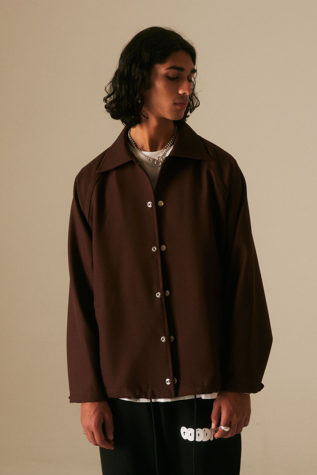 Goodfight Coaches Jacket Brown