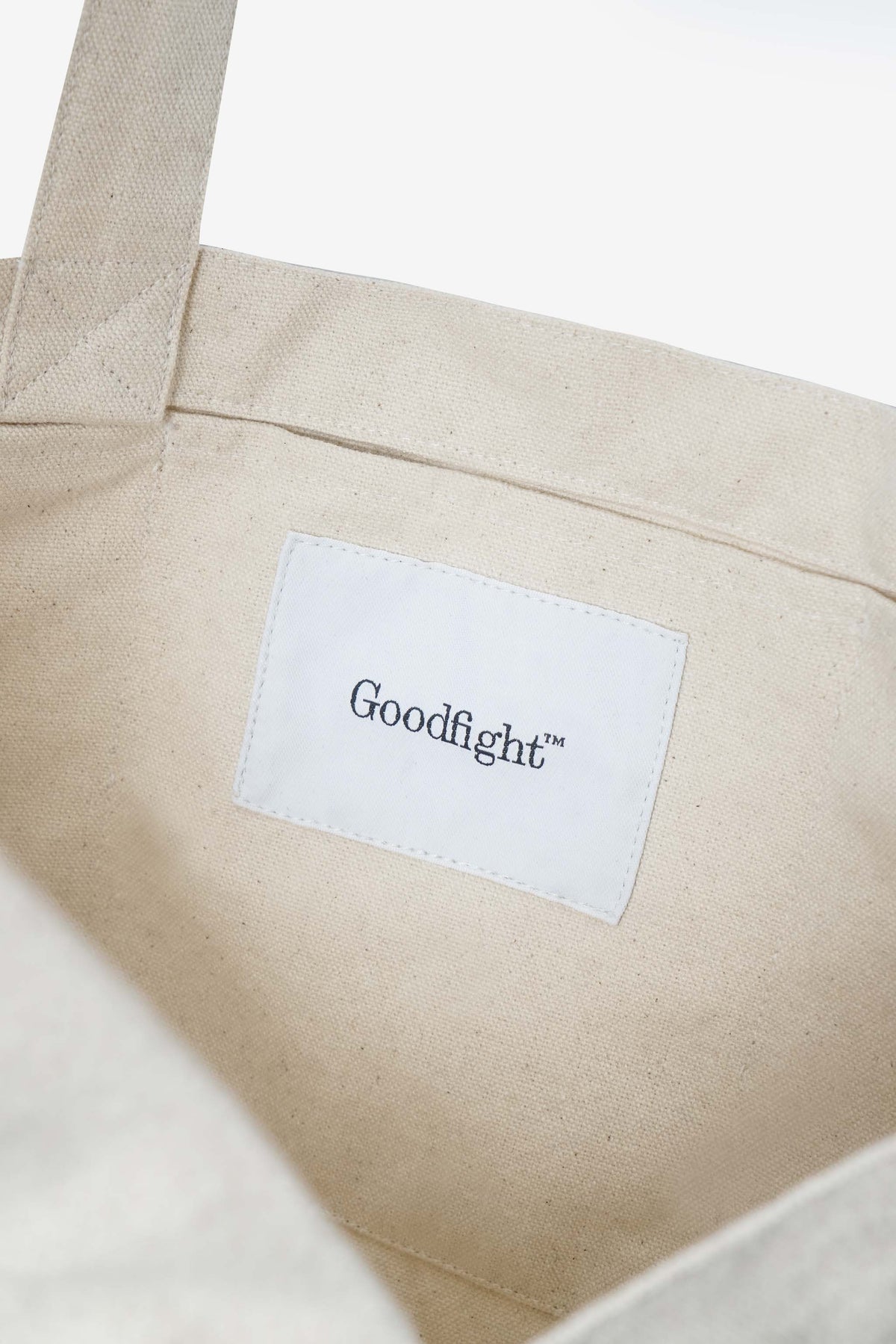 Goodfight Small Good Tote Outline Puff Print Blue