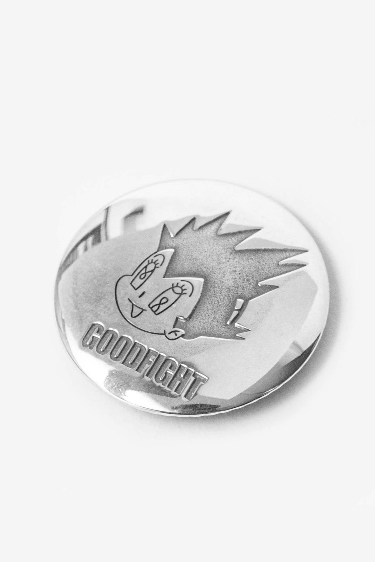 Good Art Hlywd for Goodfight Infinity Boy Silver Pin - 1in