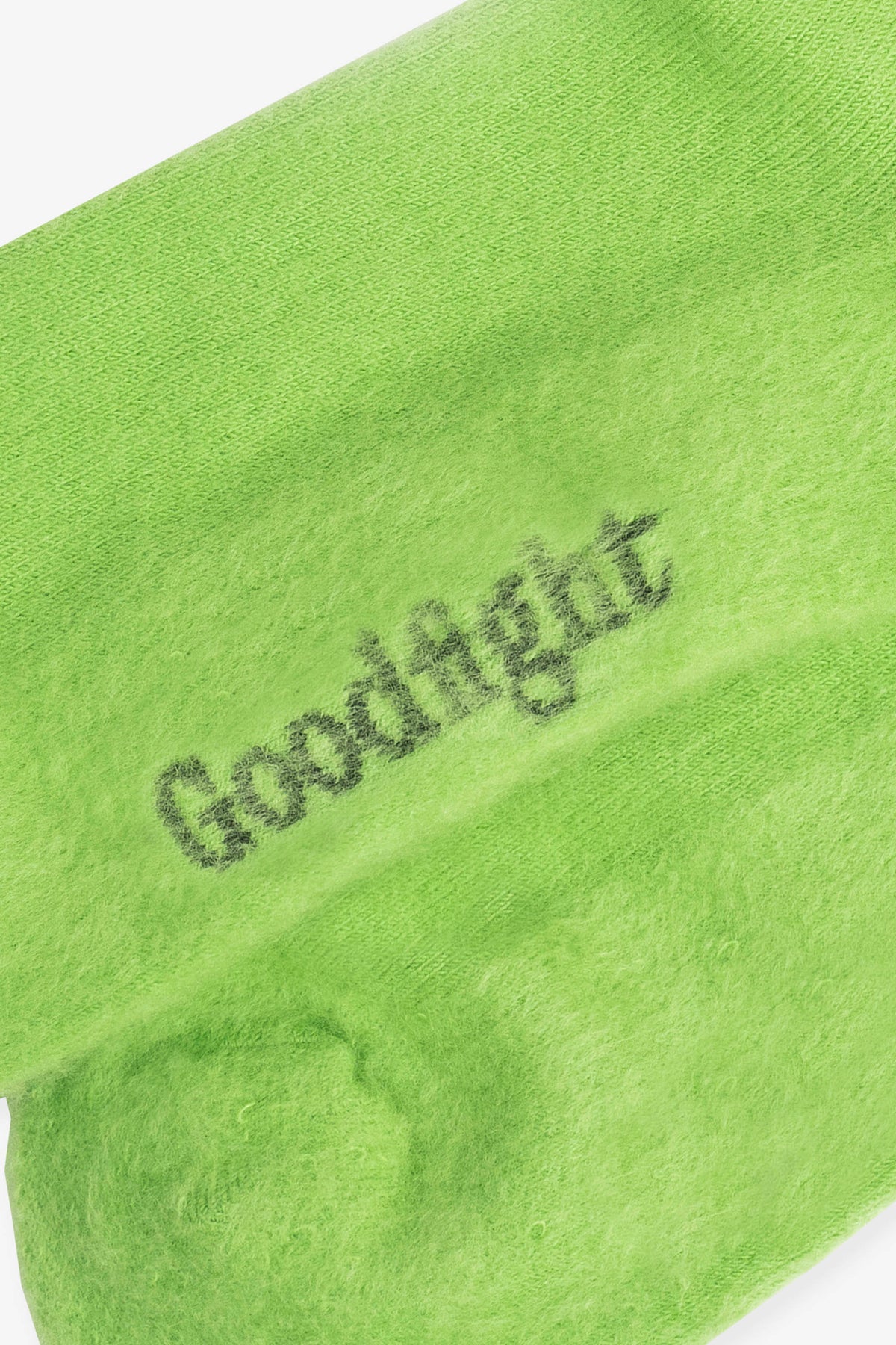 Goodfight Fuzzy Wool Blend Socks Green