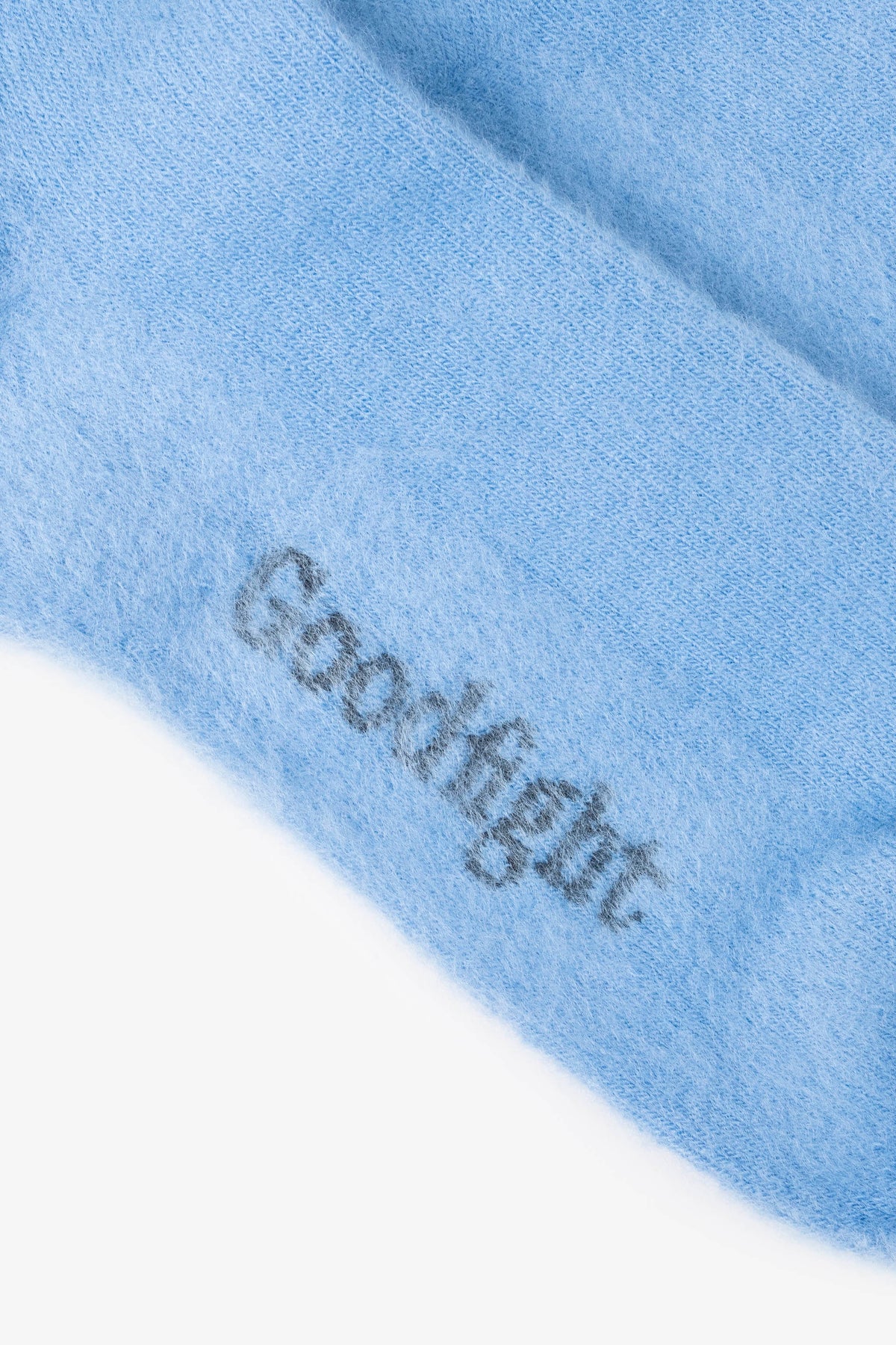 Goodfight Fuzzy Wool Blend Socks Blue
