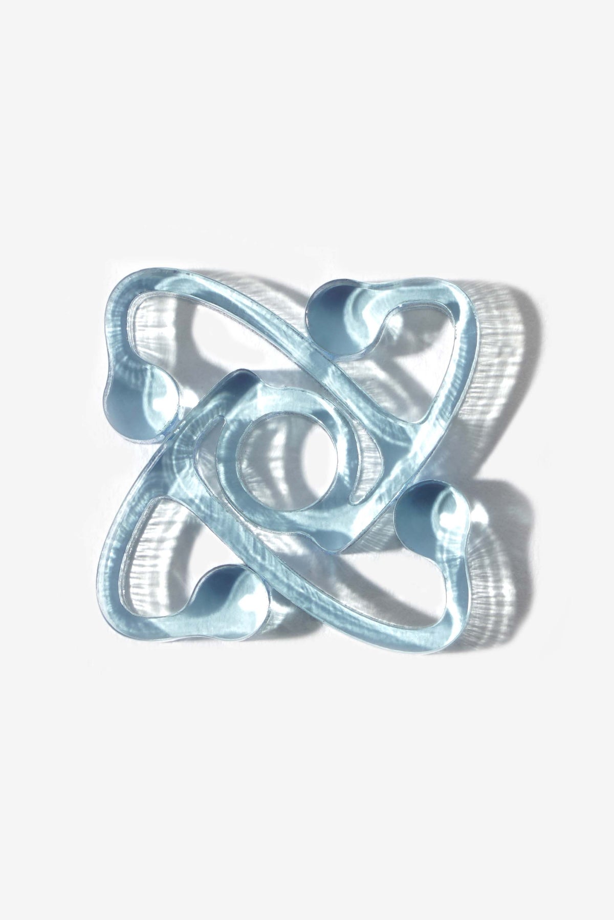 Goodfight Atom Logo 45 Record Adapter Blue