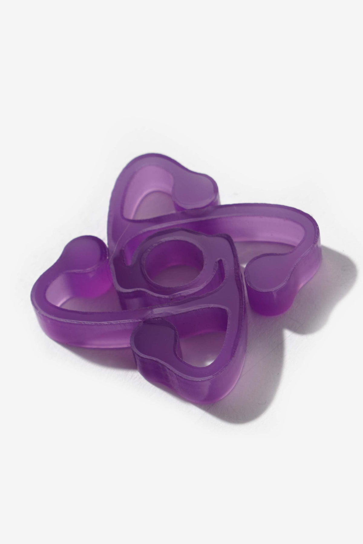 Goodfight Atom Logo 45 Record Adapter Purple