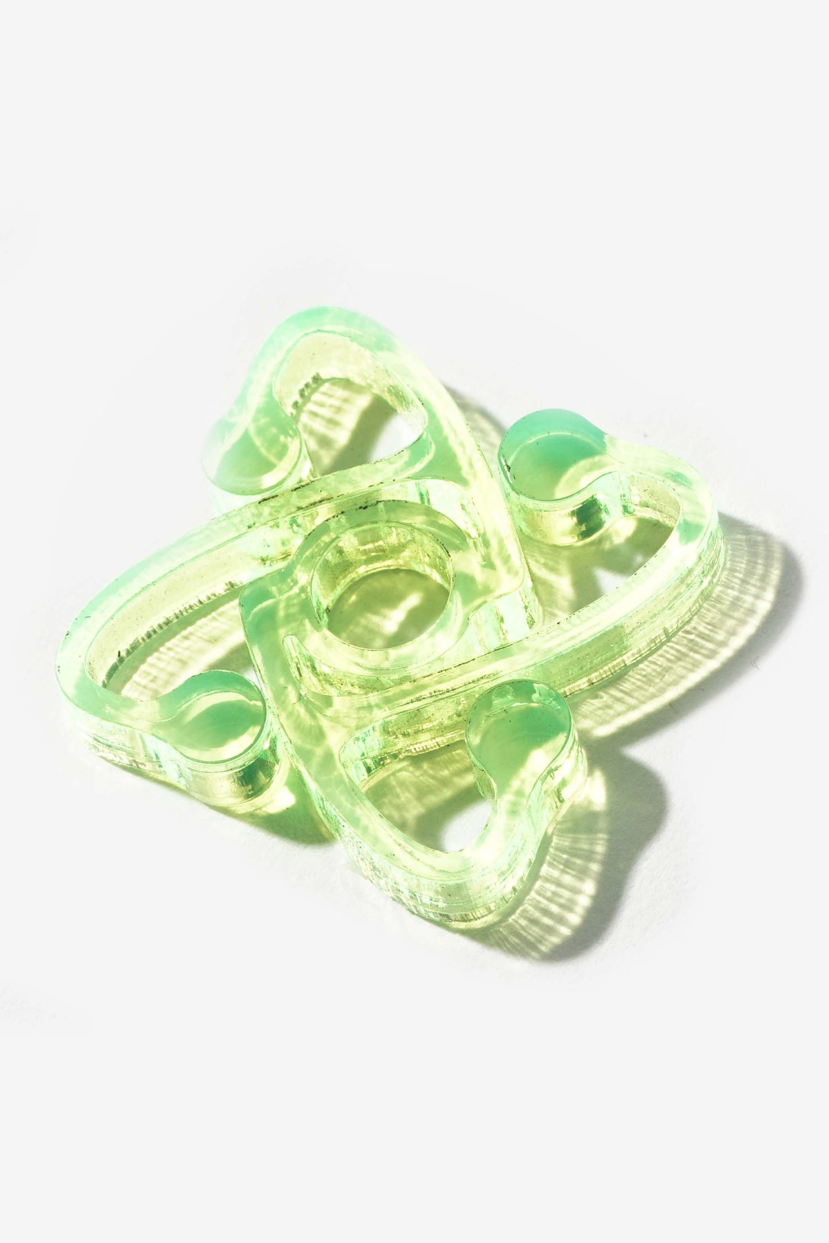 Goodfight Atom Logo 45 Record Adapter Yellow