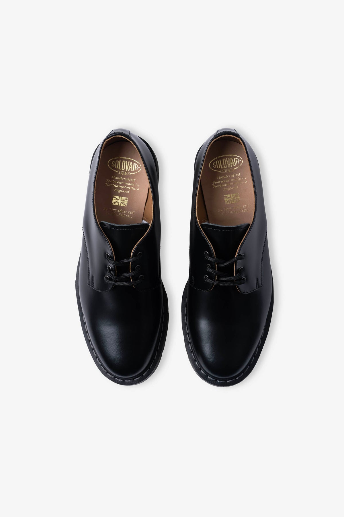 Solovair Gibson Hi-Shine Black