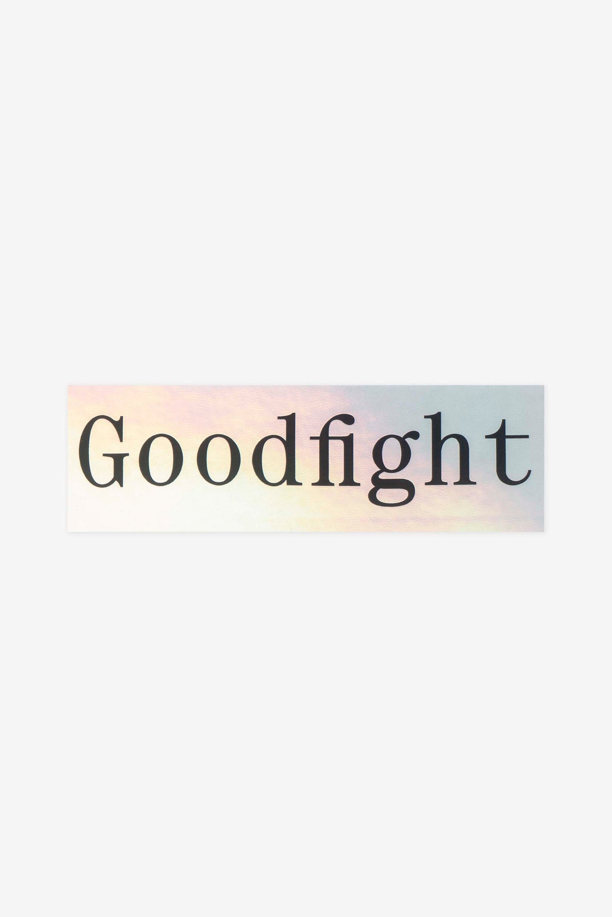 Goodfight Core Logo Phone Case Bumper Sticker Holographic