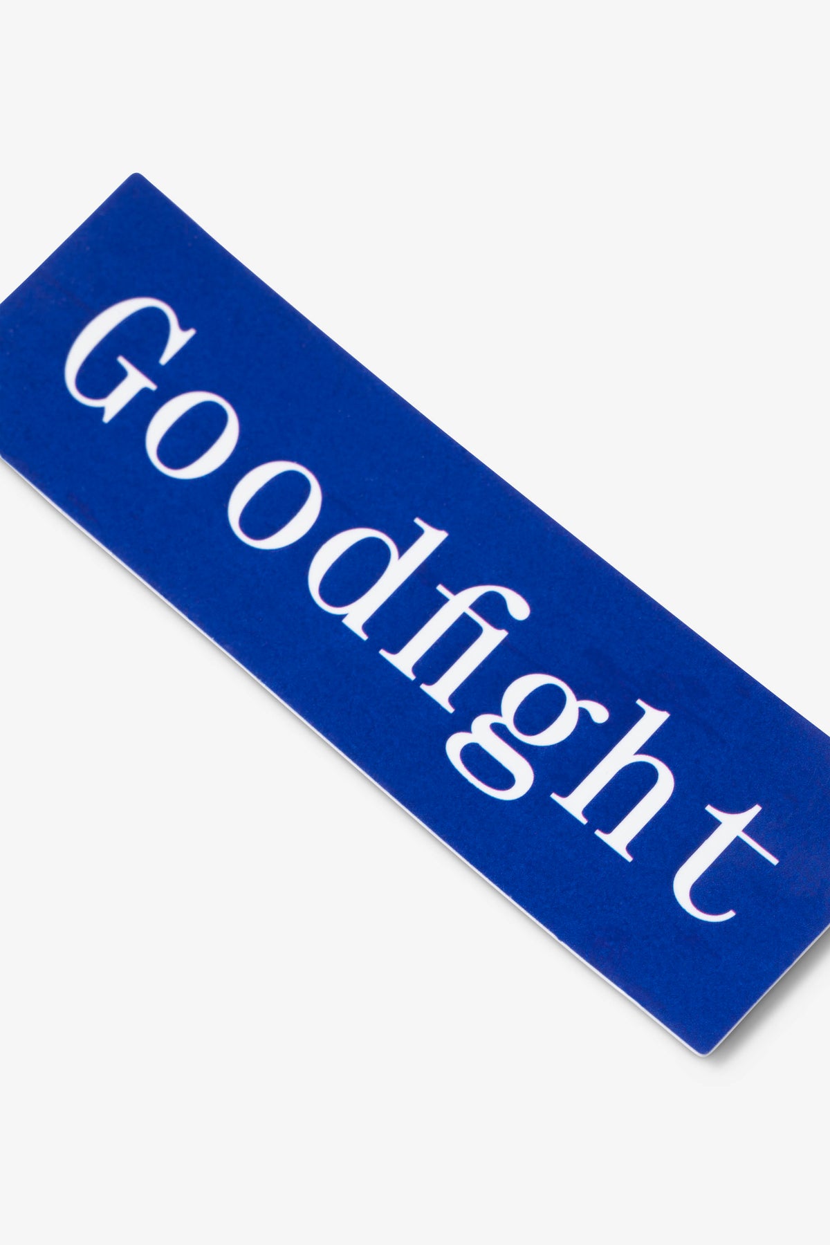 Goodfight Core Logo Phone Case Bumper Sticker Blue