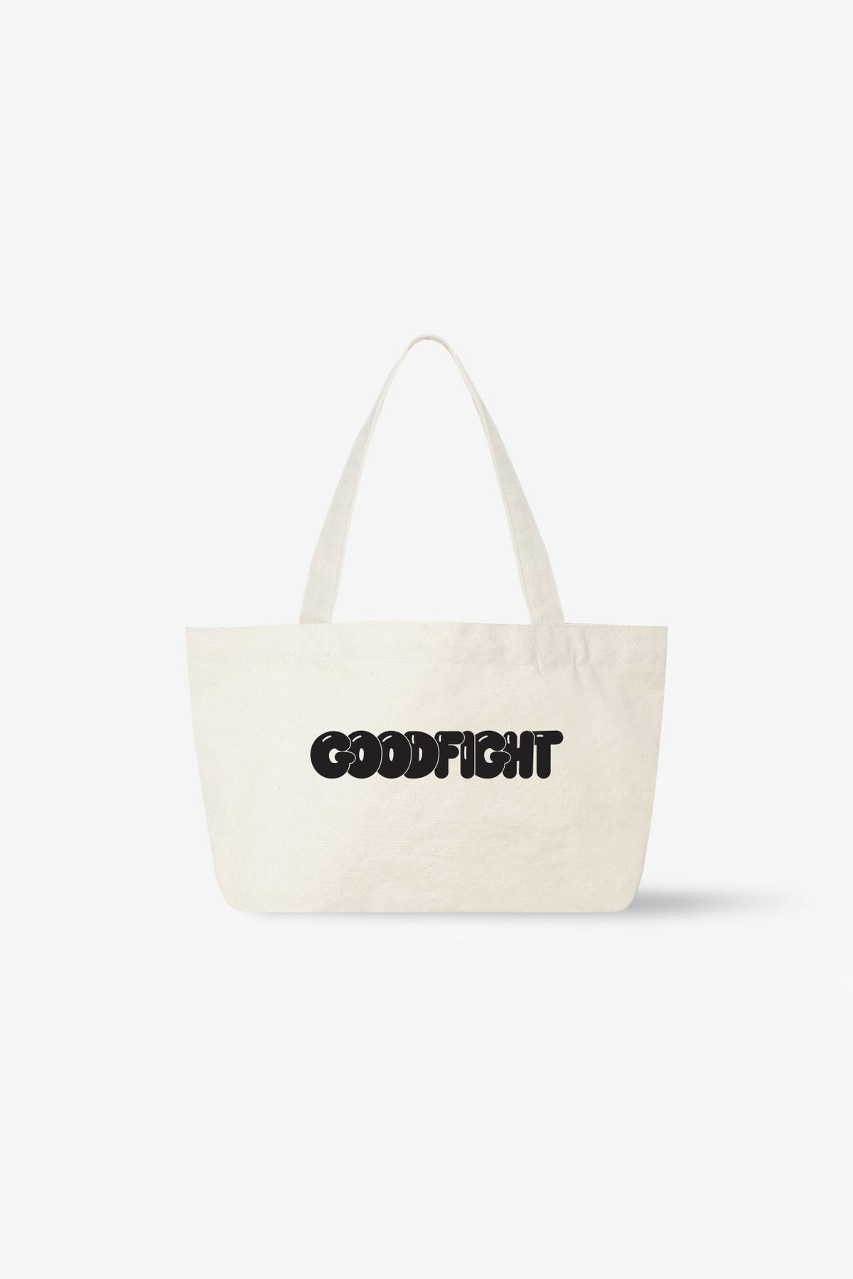 Goodfight Small Good Tote Puff Print Natural