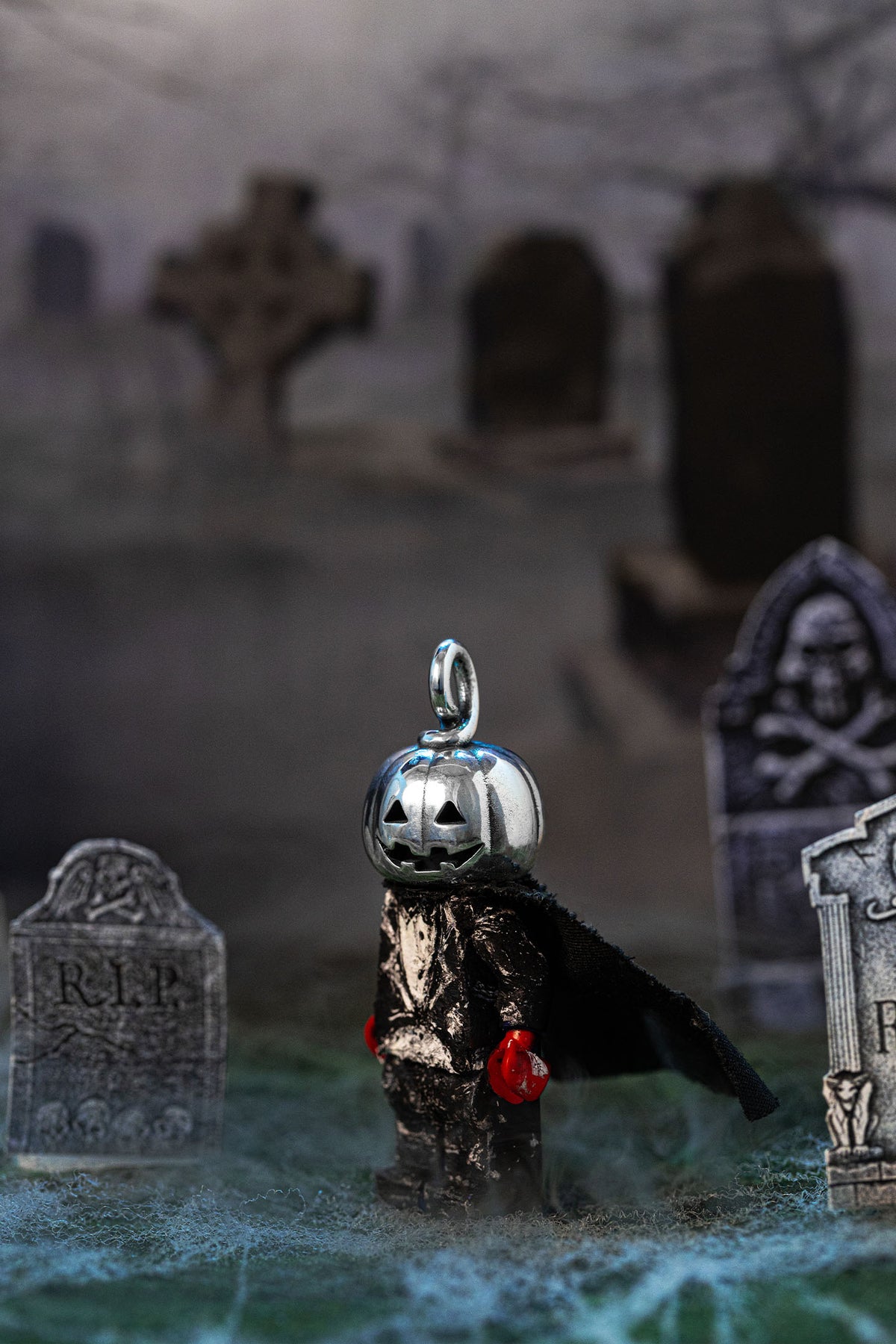 Goodfight x Good Art Hlywd Sterling Silver Pumpkin Charm